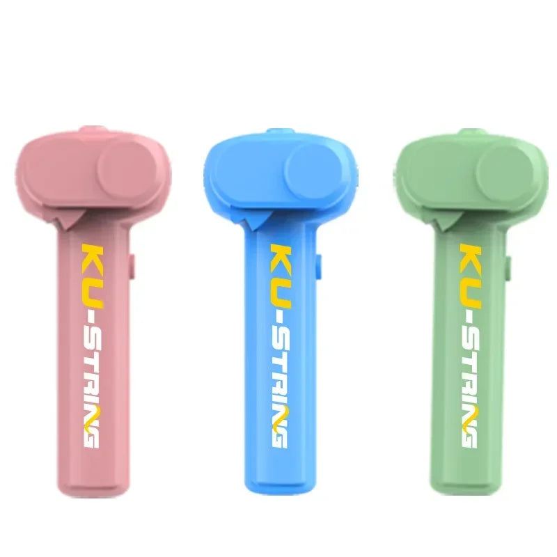 Light Toy String Glow In The Dark String Rope Launcher Luminous Portable Handheld String Stress Relief Toys For Kids