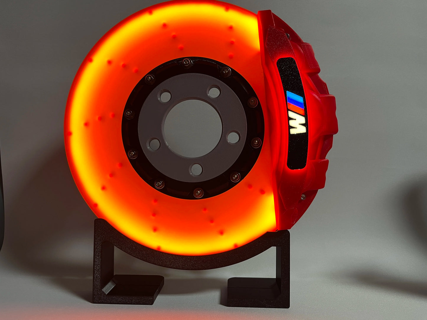 Creative Diy Brake Disc Modified Led Atmosphere Lights Handmade Desktop Wall-Mounted Night Light