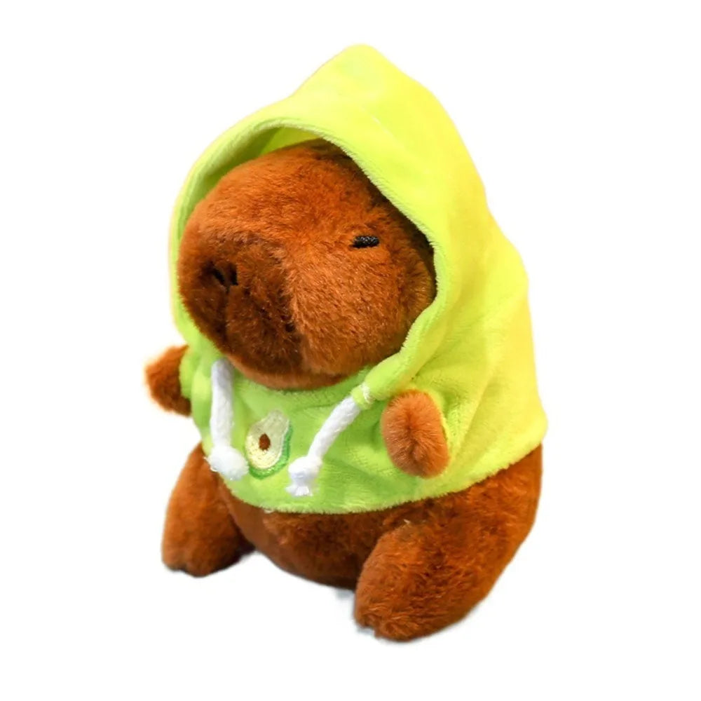 Cute Capybara Plush Toy Hoodie with Wings Simulation Doll Small Size Stuffed Animals