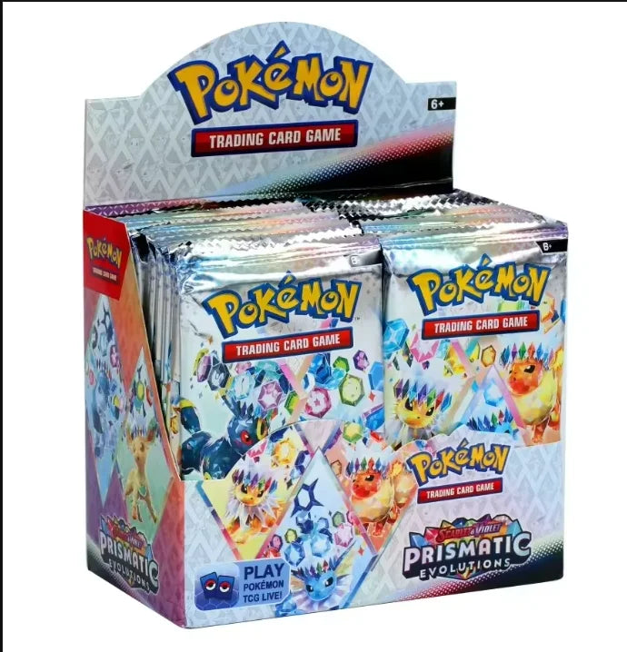 360Pcs Pokemoned Destined Rivals Prismatic Evolutions Card Stellar Crown 151 Ultra Prism English Booster Battle