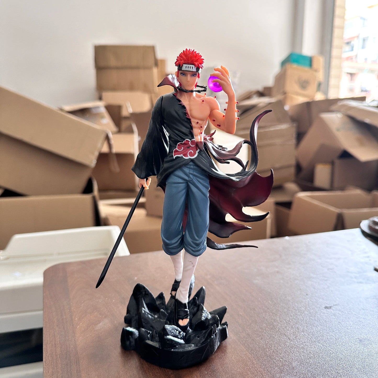 23cm/9in Anime Figures Naruto Figure Pain Figure PVC Statue Collection Model Toy