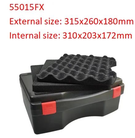 Multifunctional Hardware ToolBox Portable Plastic Instrument Case Notebook Protective Storage Box Outdoor Equipment Tool Case