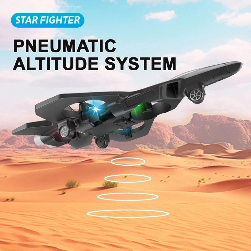 2.4G Remote Control Fighter Electric Foam Glider Stunt Tumbling UAV Helicopter with LED Lights
