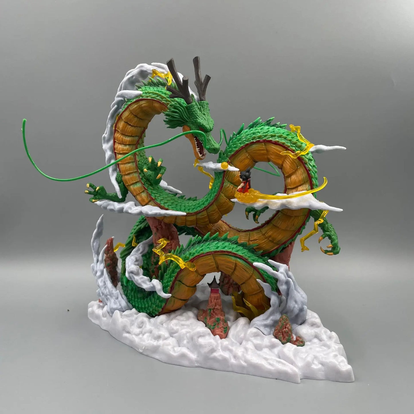 24cm Dragon Ball Anime Figure Shenron Figure Goku And Shenron Figurine Model Pvc Doll Collection Toy