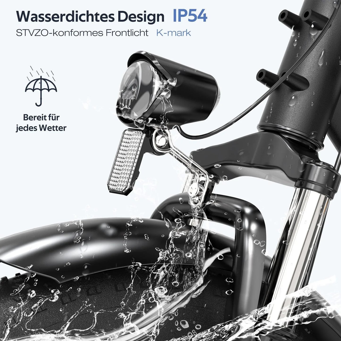 RCB 20"x3 Foldable Electric Bike for Adults, 36V 15.6Ah, 52-80KM Long Range Ebicycle