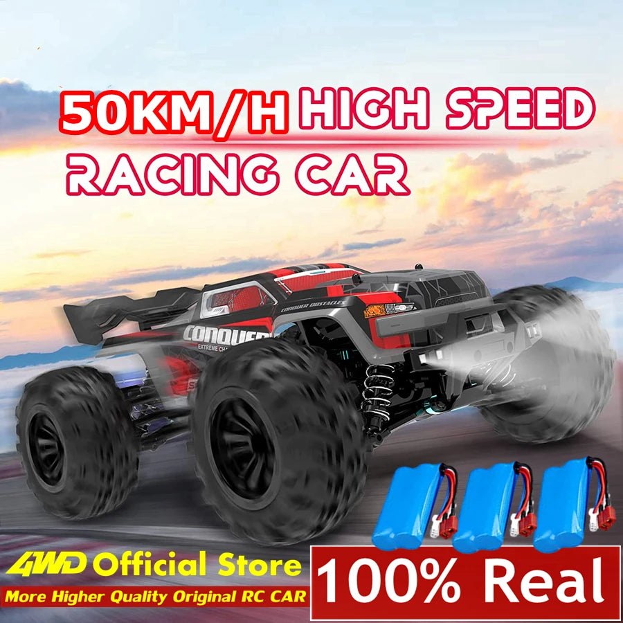4WD 1:16 80KM/H Super Brushless 50KM/H Brushed RC Car 4x4 Off Road High Speed Drift Racing Truck Toy Kids Adults