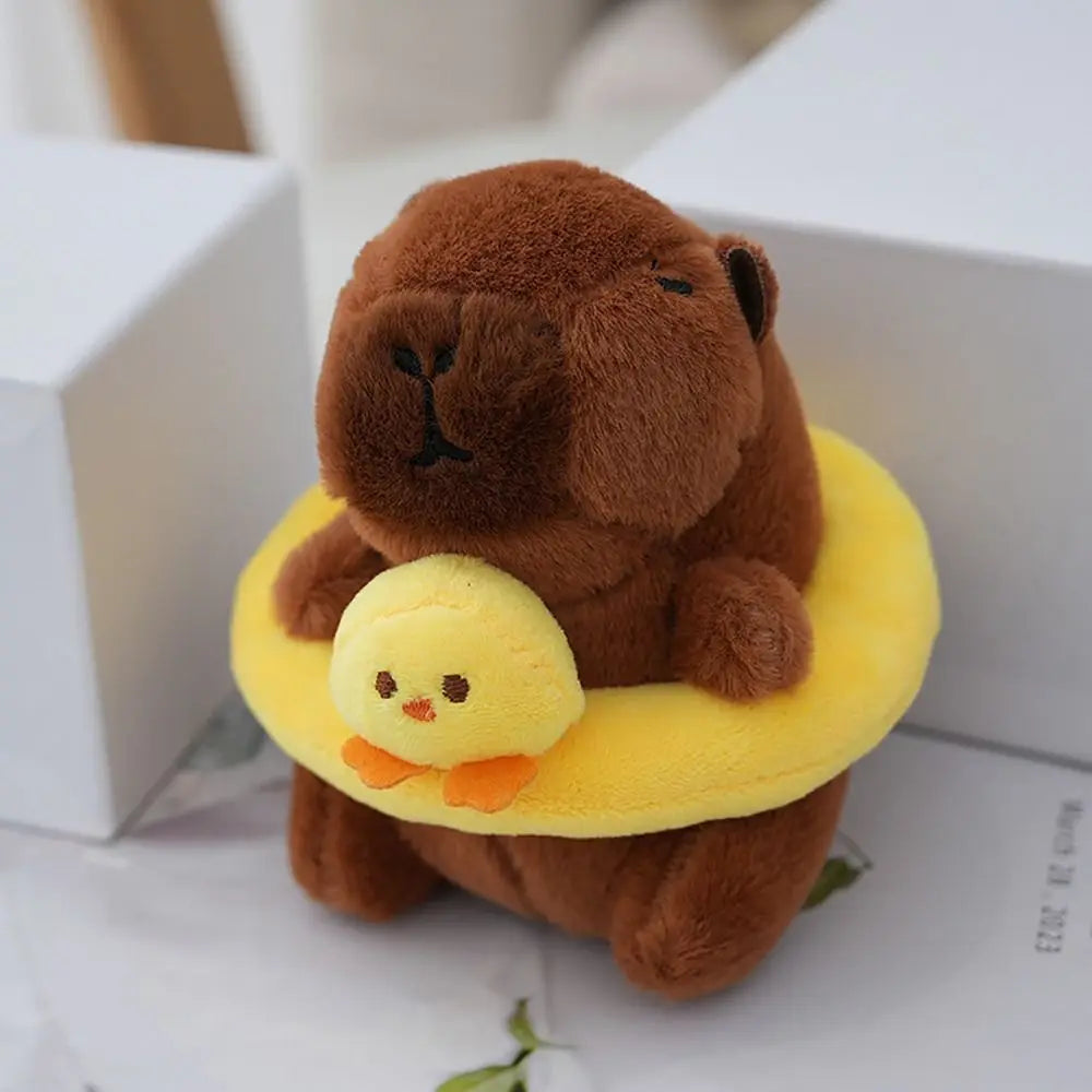Cute Capybara Plush Toy Hoodie with Wings Simulation Doll Small Size Stuffed Animals