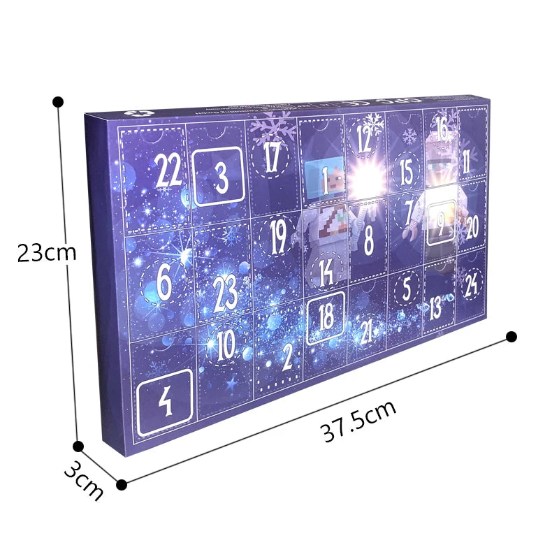 Disney Marvel Advent Calendar Box Anime Action Figure Model Building Blocks Christmas Kids Toys