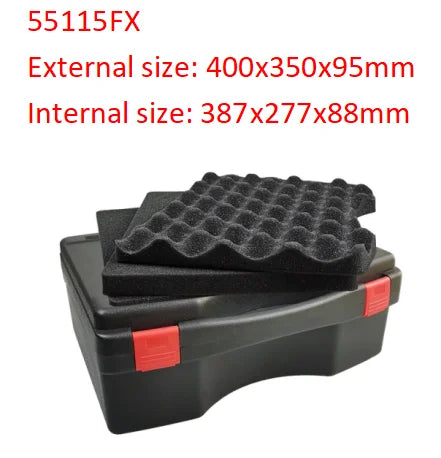 Multifunctional Hardware ToolBox Portable Plastic Instrument Case Notebook Protective Storage Box Outdoor Equipment Tool Case