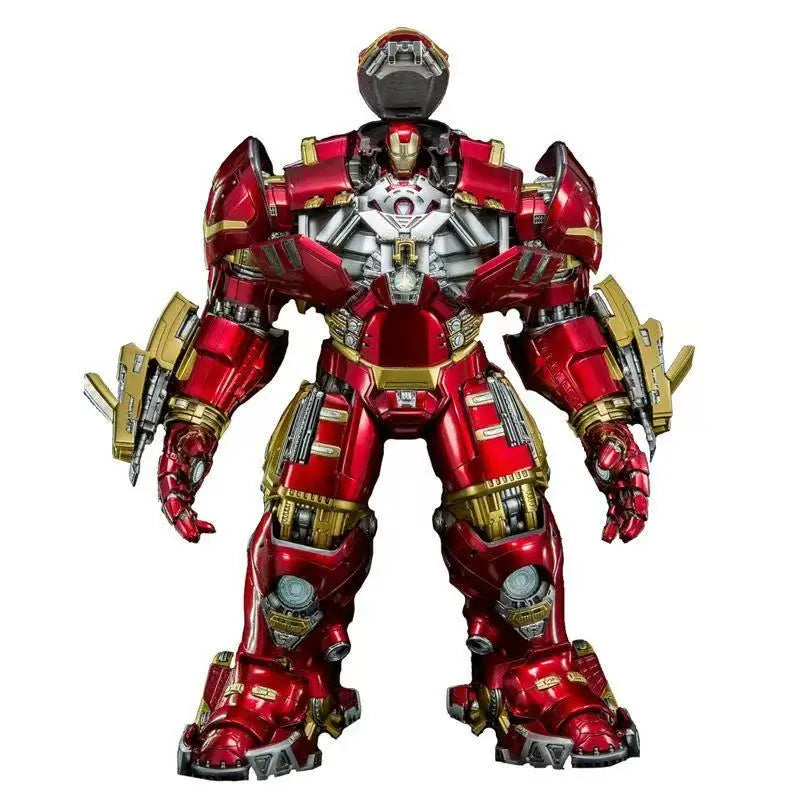 Comicave Iron Man MK44 Hulk Buster, Alloy Material, 29cm in Height, LED Articulated Figure, Collectible Model