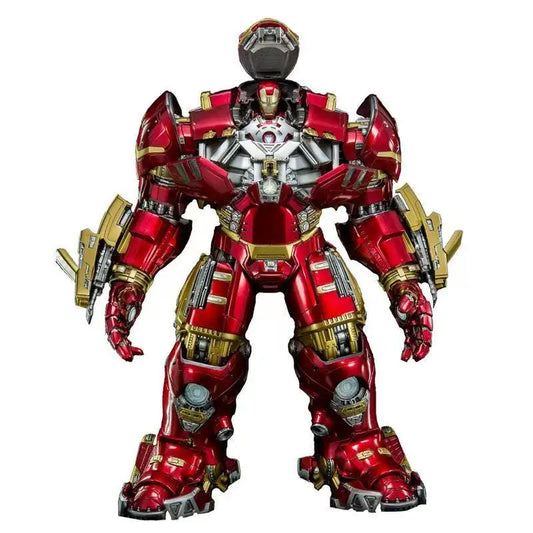 Comicave Iron Man MK44 Hulk Buster, Alloy Material, 29cm in Height, LED Articulated Figure, Collectible Model