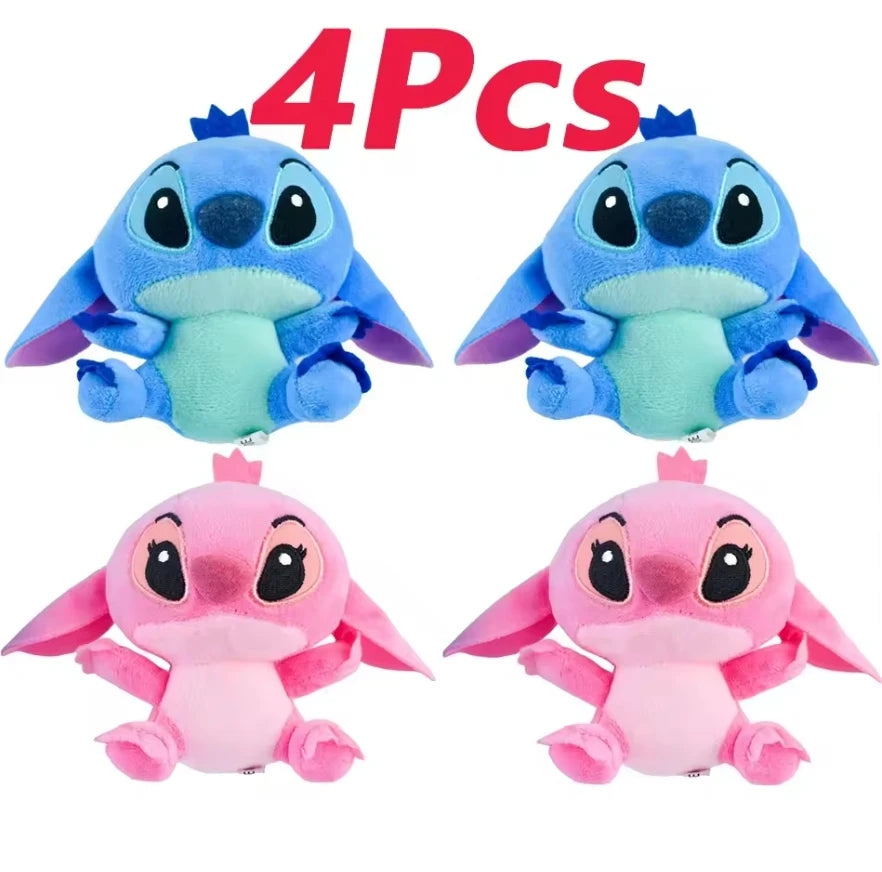12cm 20cm 25cm Stitch Stuffed Plush Models Cartoon Dolls Anime Toys
