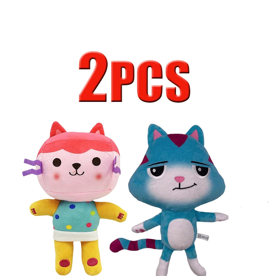 25cm 7-piece Gabby Doll House Plush Toy Perfect Kids Christmas Gift