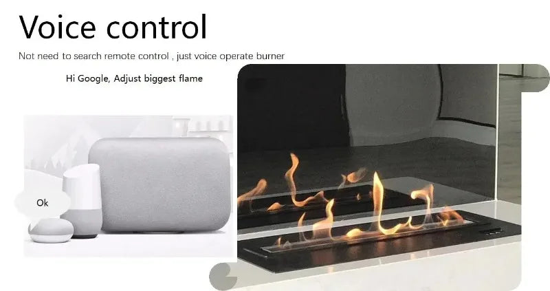 3D Atomizing Fireplace For Living Room Multi-color Fake Flame Electronic Remote Control Water Steam
