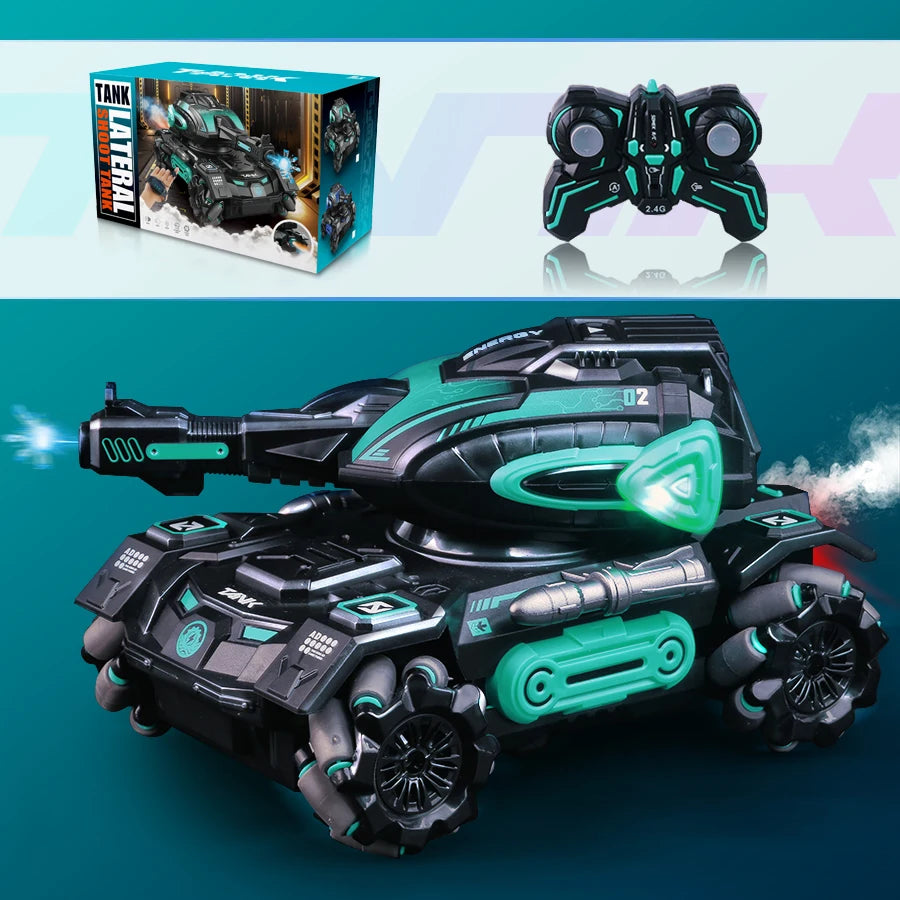 RC Spray Car 2.4G Four-Wheel Stunt Launch Toy Car