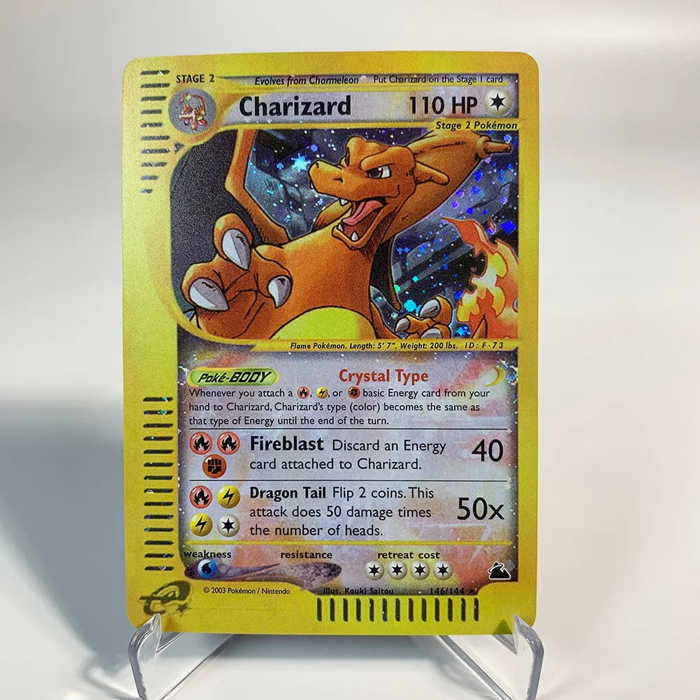 Charizard Pokemon Cards Shining CHolographic Ex GX VMX Hobbies Rare Collection