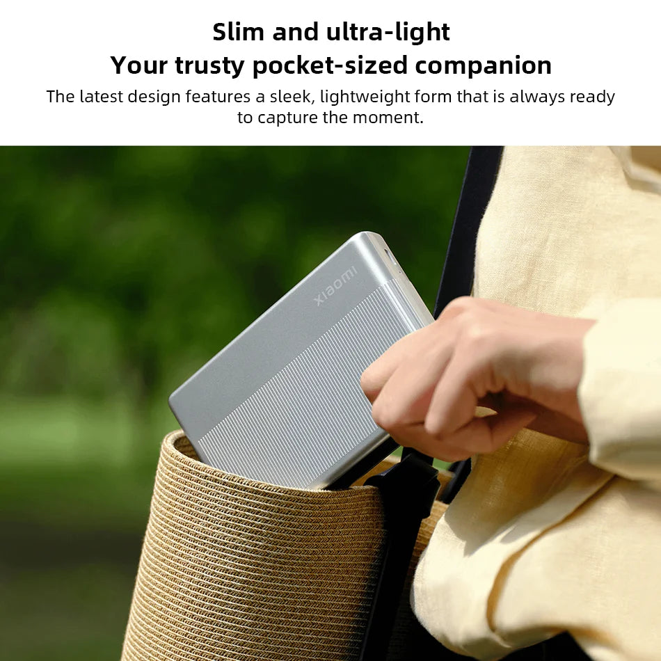 Xiaomi Portable Photo Printer 1S Bluetooth Thermal Print ZINK Inkless Technology Wireless