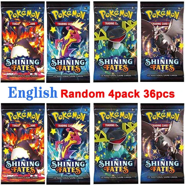 4 Pack Pokemon Cards 151 Team up Sun & Moon Thunder English Trading Card Collectible