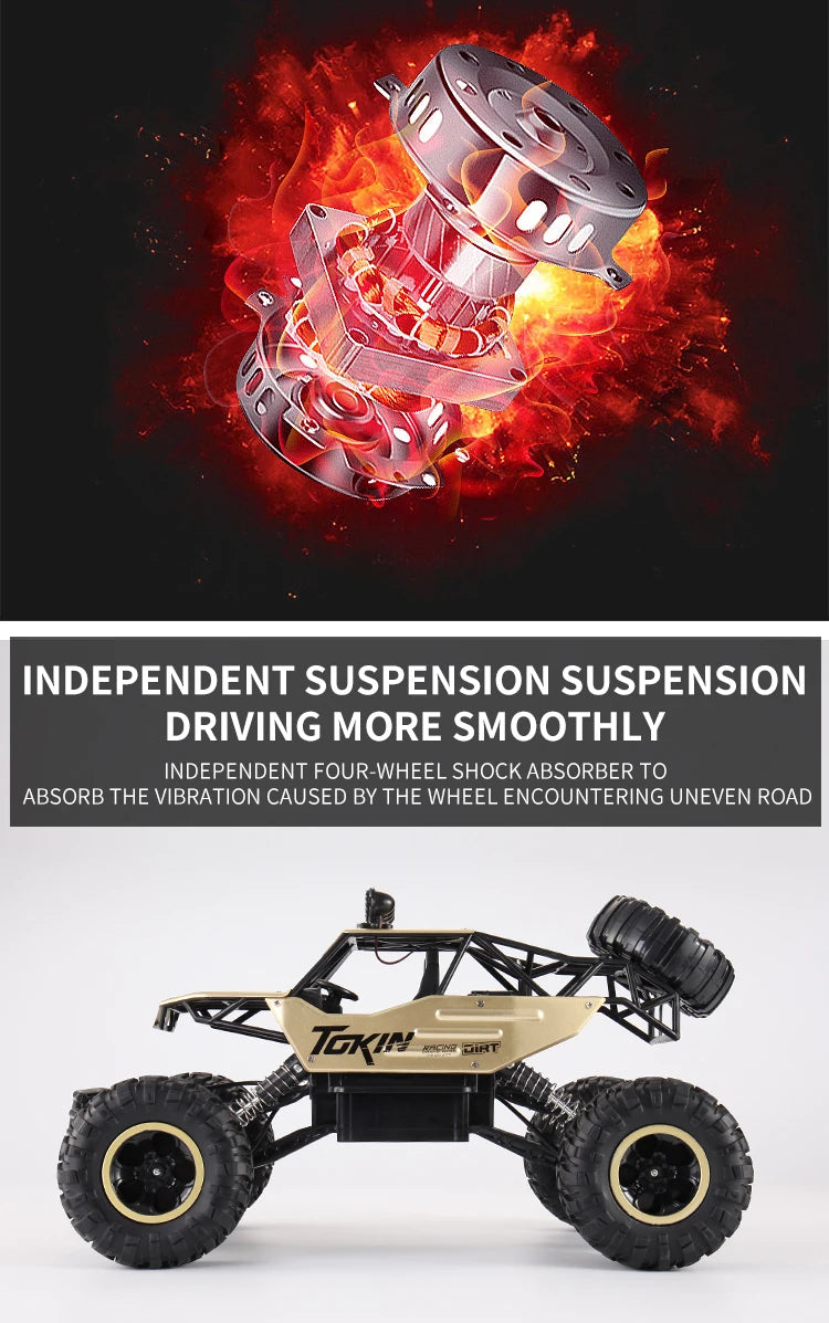 Oike RC Car Remote Control Climbing Vehicle Outdoor All Terrain Off-road Trucks 4WD Racing Drift Cars