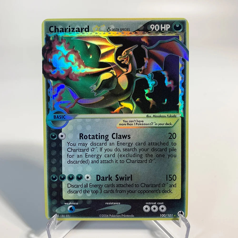 Charizard Pokemon Cards Shining CHolographic Ex GX VMX Hobbies Rare Collection