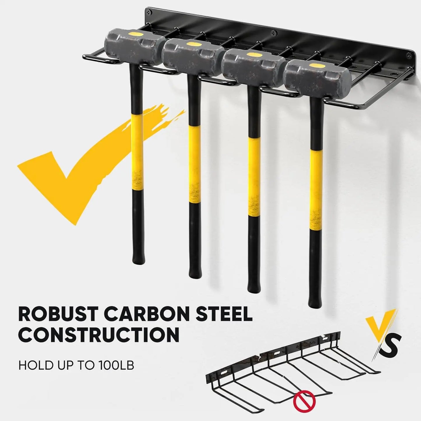 3-Layer Power Tool Organizer Wall Tool Shelf Cabinet Electric Drill Tool Trolley Storage for Garage Workshop