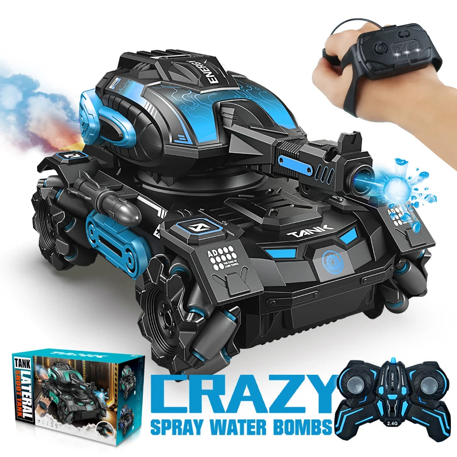 RC Spray Car 2.4G Four-Wheel Stunt Launch Toy Car