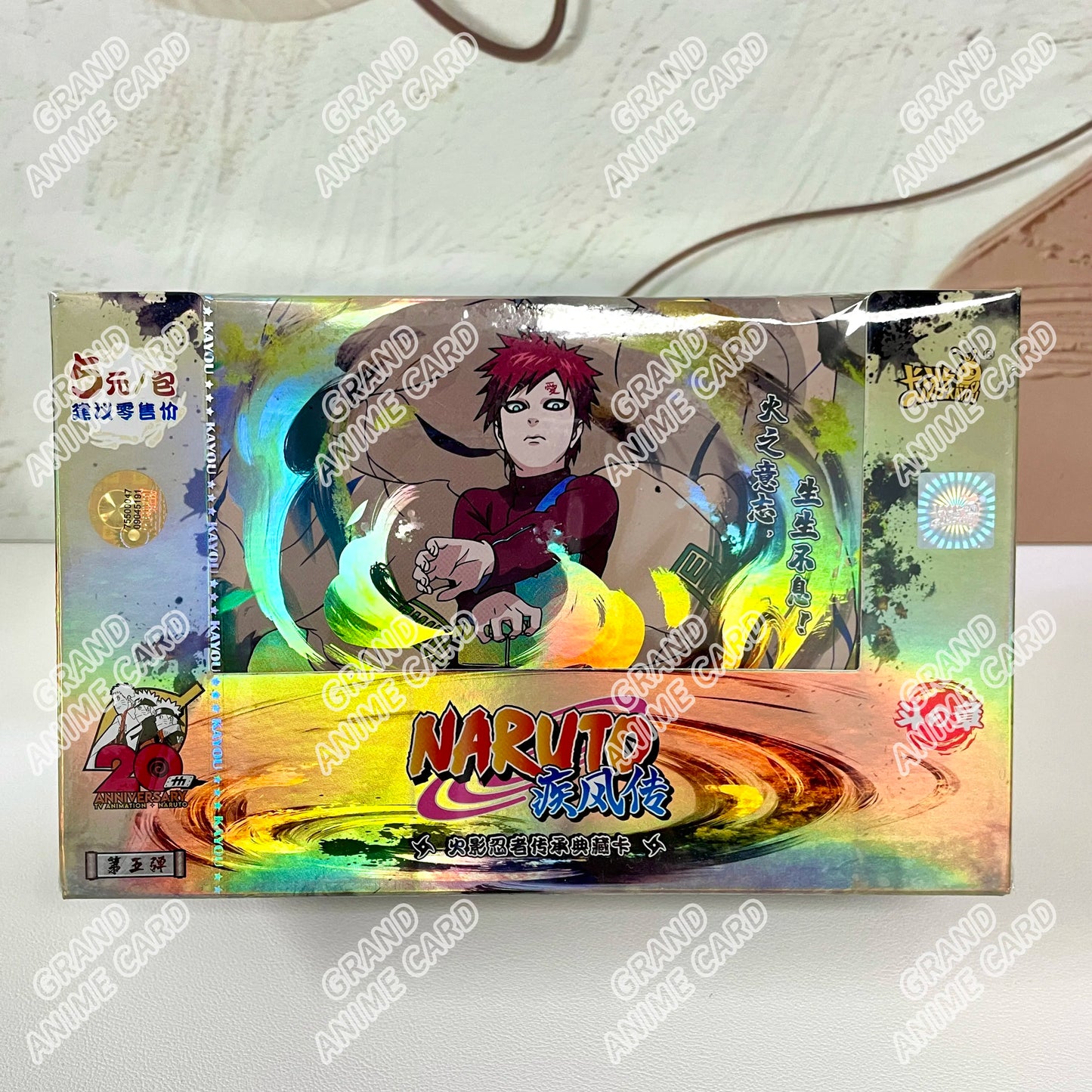 KAYOU Genuine Naruto Cards T2W9 T2W8 Booster Box Anime TCG Rare Ninja World Fight Chapter Collection