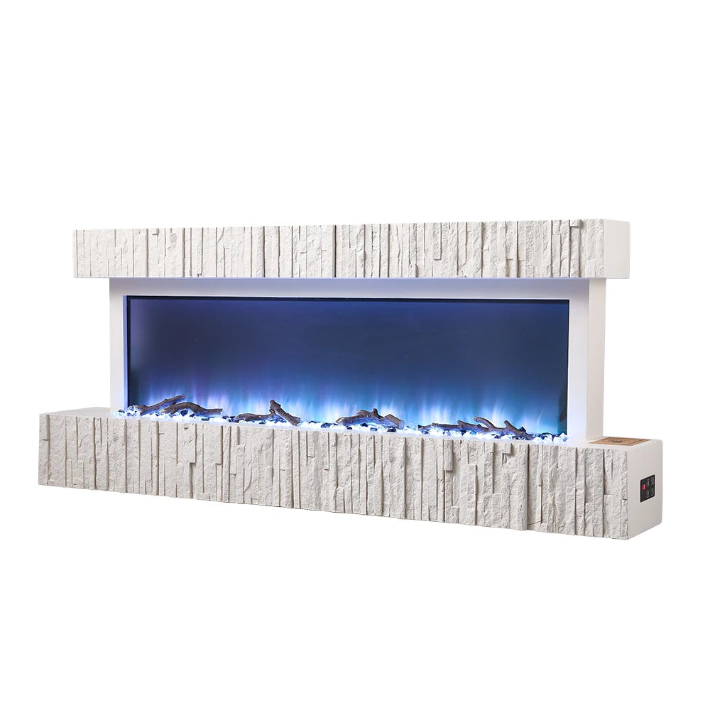 Wall Mounted Electric Fireplace with Remote Control Home Decoration for Living Room