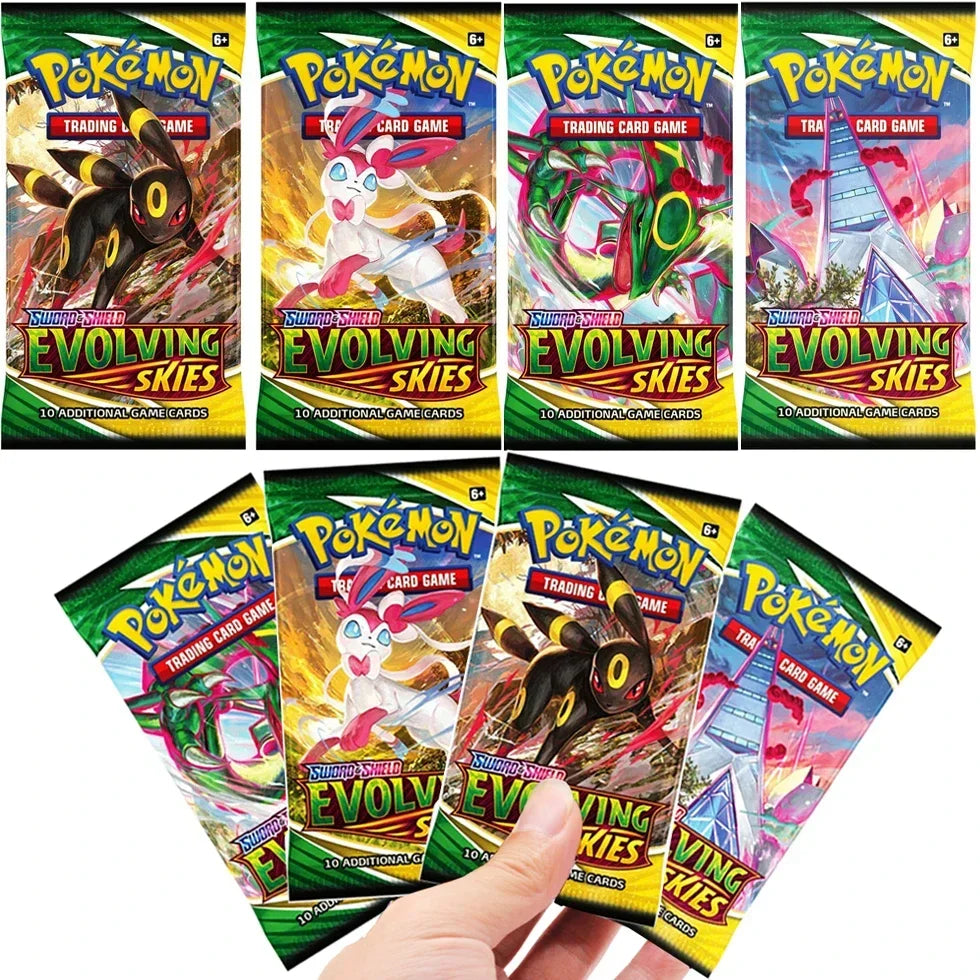 4 Pack Pokemon Cards 151 Team up Sun & Moon Thunder English Trading Card Collectible