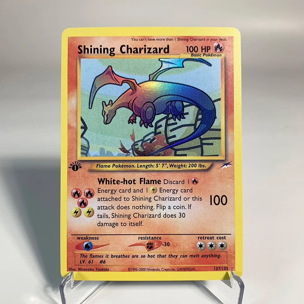 Charizard Pokemon Cards Shining CHolographic Ex GX VMX Hobbies Rare Collection