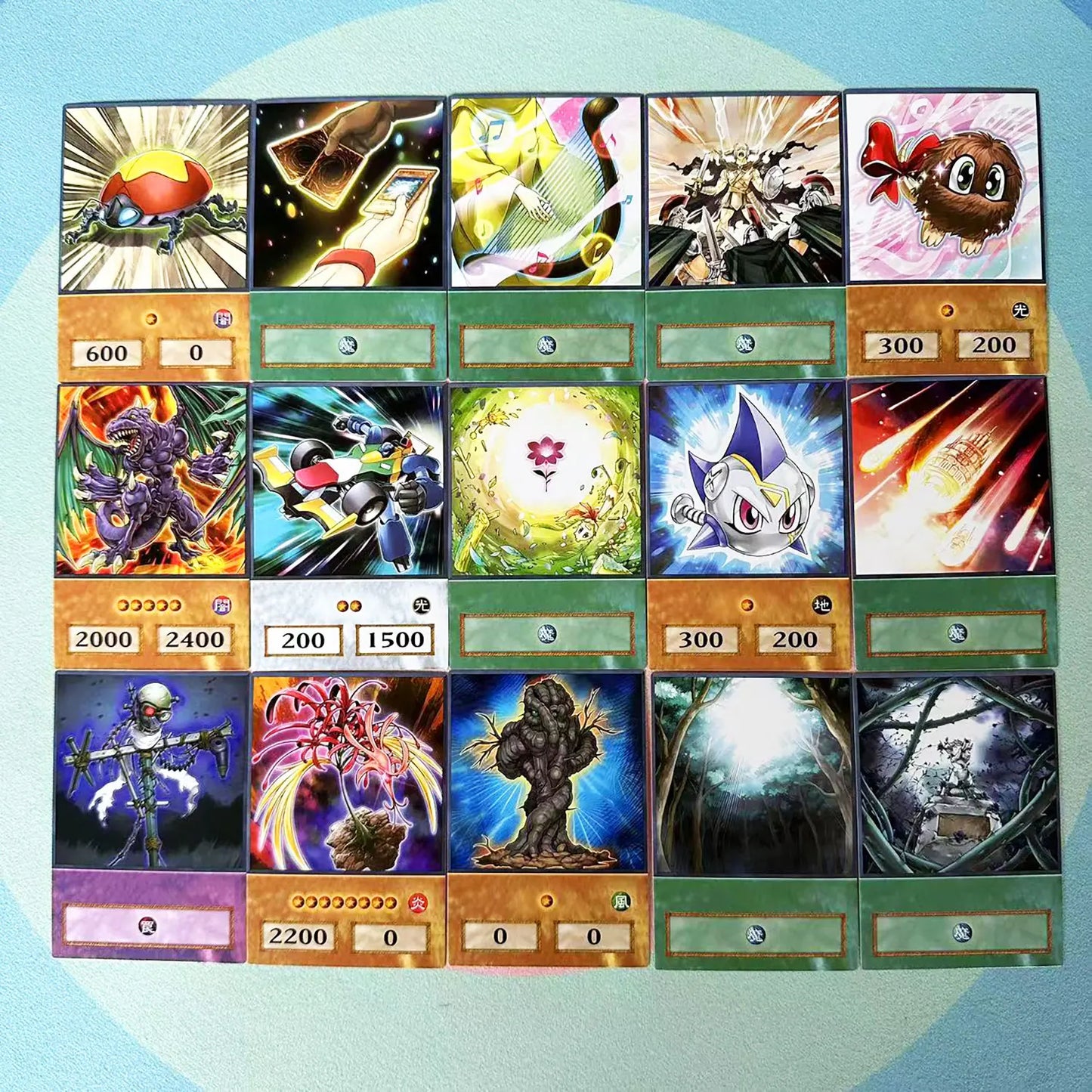 100pcs Yu-Gi-Oh Anime Style Cards Blue Eyes Dark Magician