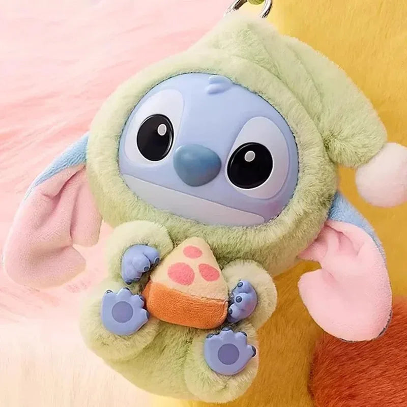 Mystery Disney New Stitch Eat Some Thing Before Sleep Series Vinyl Blind Box Bag Pendant Cute Plush Doll