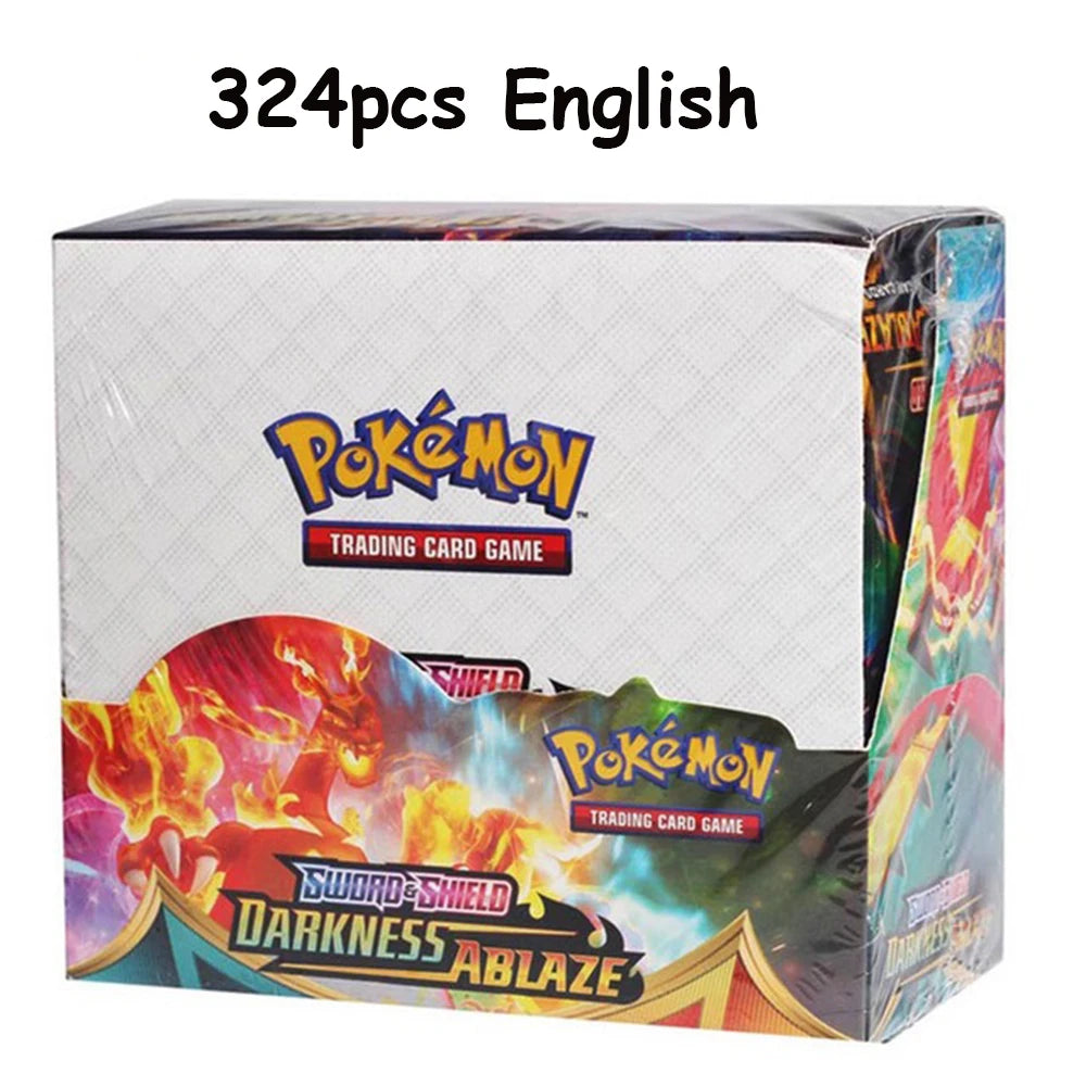 Latest 324Pcs Pokemon Cards Sun & Moon XY Evolutions Pokemon Booster Box Collectible