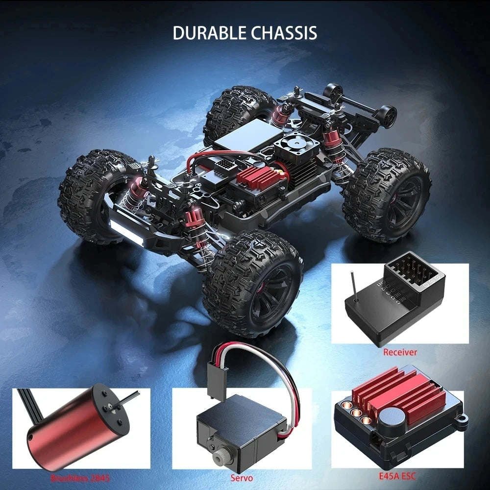 Hyper Go MJX 4WD RC Car 70KM/H Brushless  RC Racing Car Remote Control Cars Off-Road Truck Toys