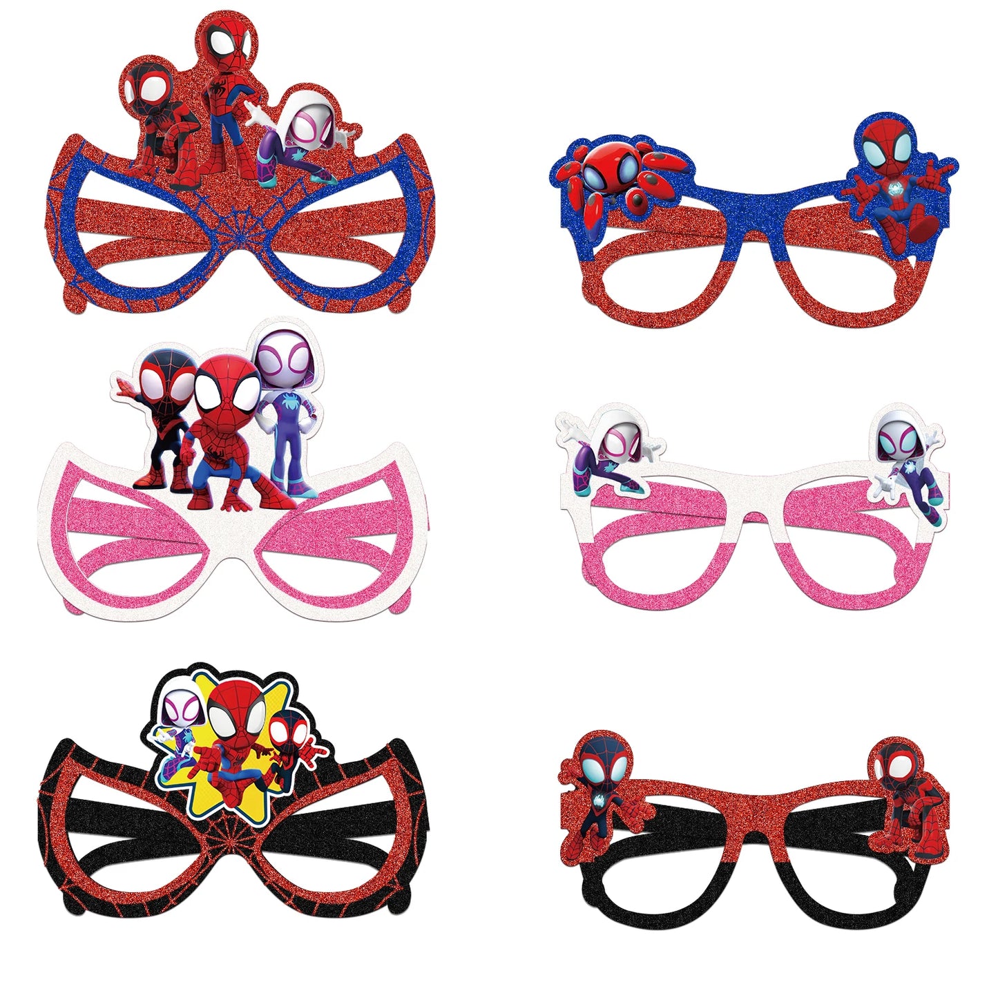 Spidey And His Amazing Friends Party Supplies Kids Favor Gift Stampers Stickers Spiderman Christmas Party Decor Bags Stuffer