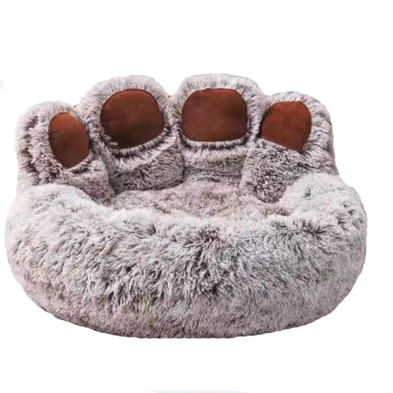 Fluffy Dog Bed Warm Large Pet Products Sofa Baskets Pets Kennel