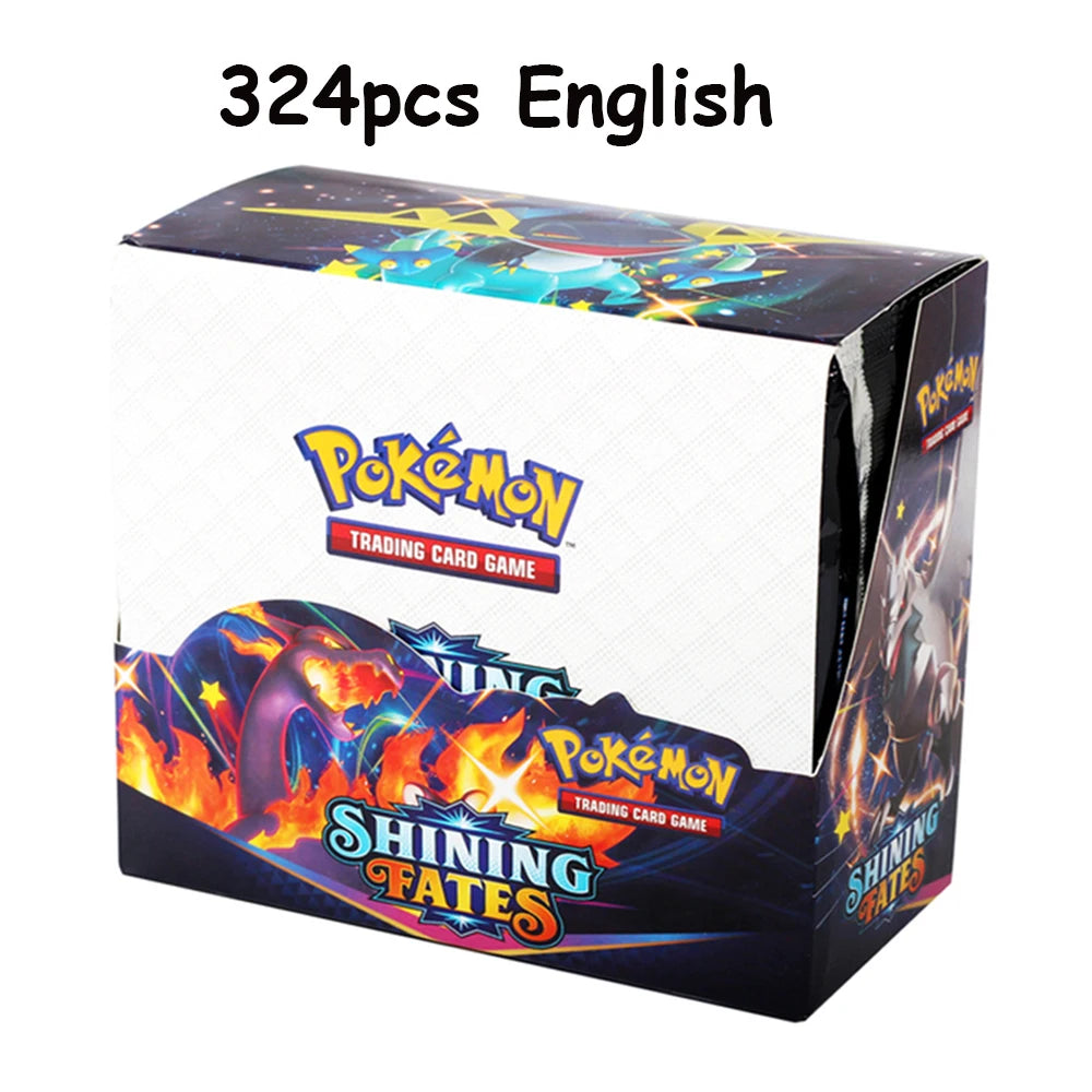 Latest 324Pcs Pokemon Cards Sun & Moon XY Evolutions Pokemon Booster Box Collectible
