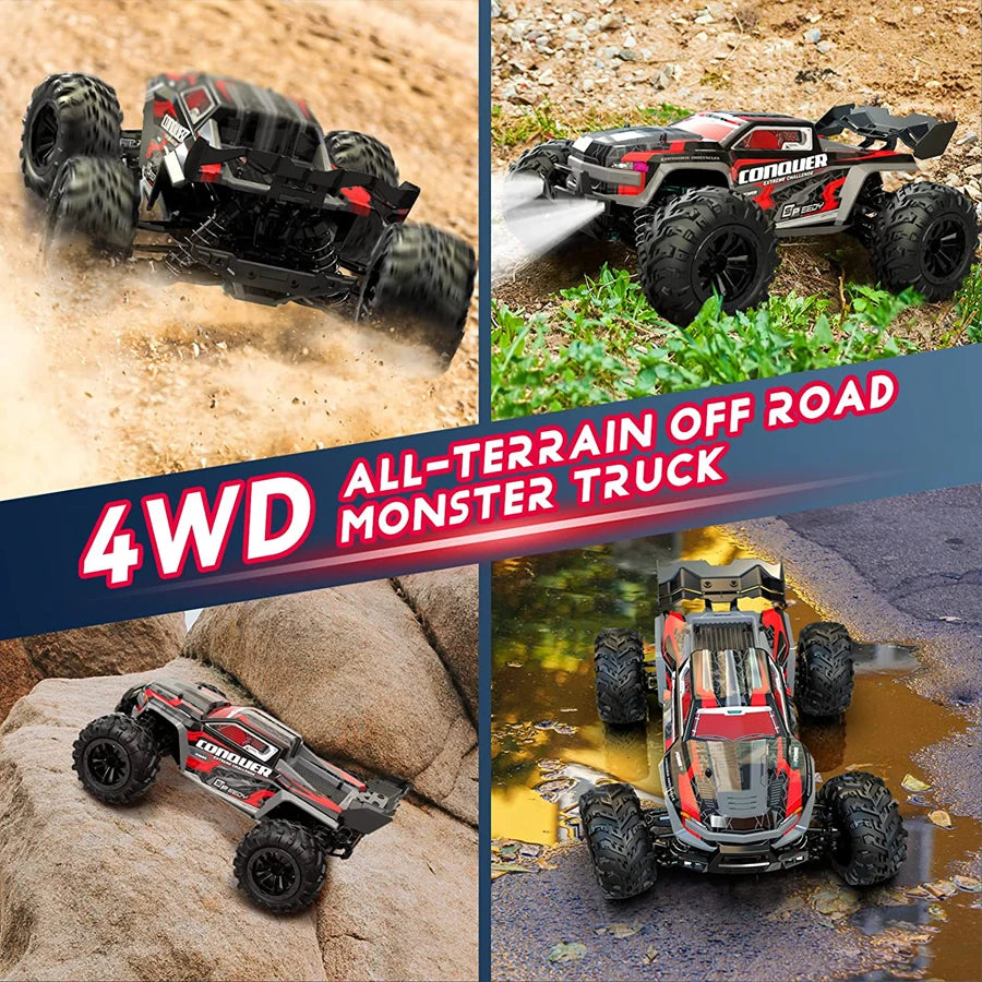 4WD 1:16 80KM/H Super Brushless 50KM/H Brushed RC Car 4x4 Off Road High Speed Drift Racing Truck Toy Kids Adults