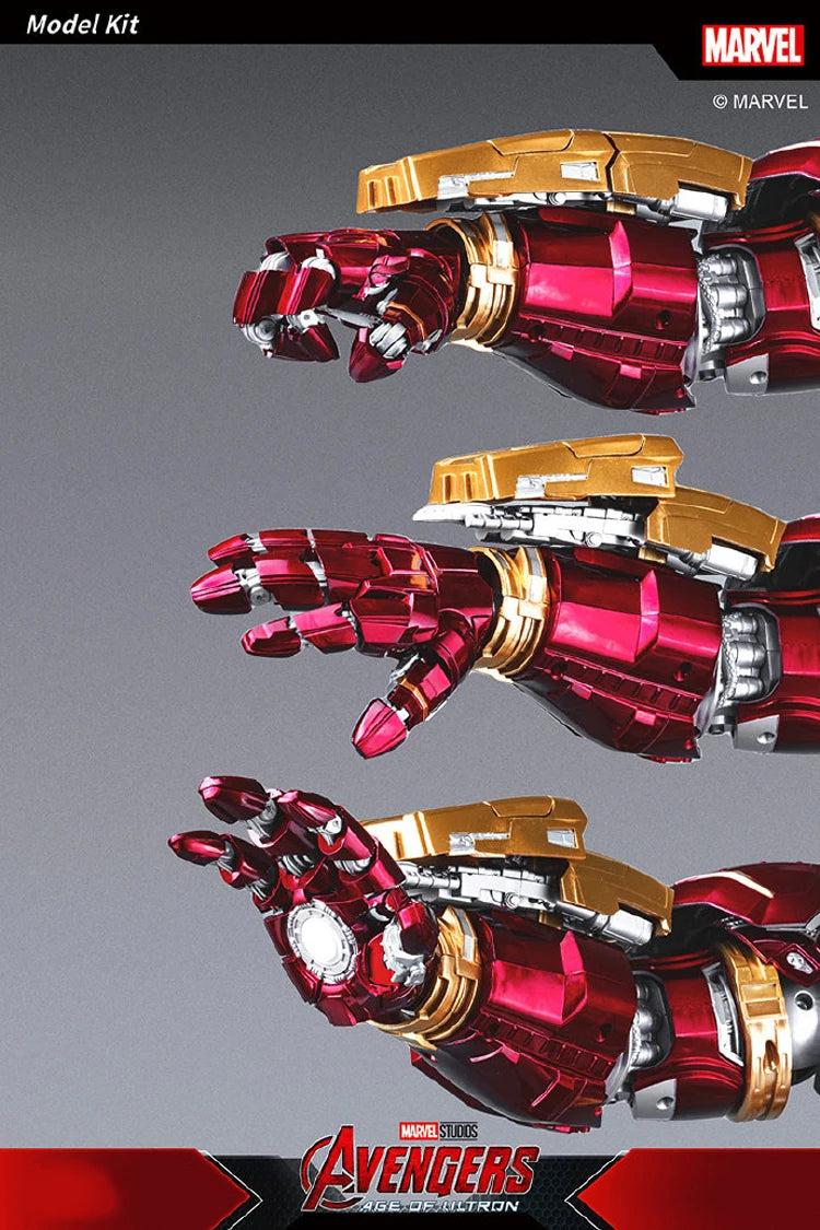 Marvel Anti-Hulk Armor Assemble Toy Movie Character Model 18 Inches Action Figures LED Emit Light Model Gift