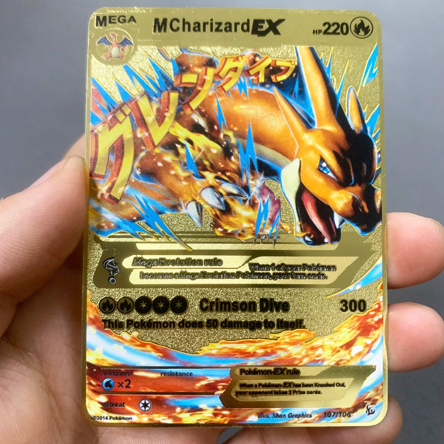 10000 Arceus Vmax DIY Golden Pokemon Metal Cards English in Iron Pokmo Letters Collection Card
