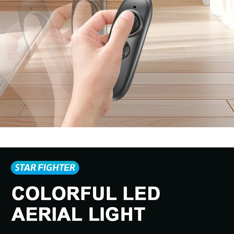 2.4G Remote Control Fighter Electric Foam Glider Stunt Tumbling UAV Helicopter with LED Lights