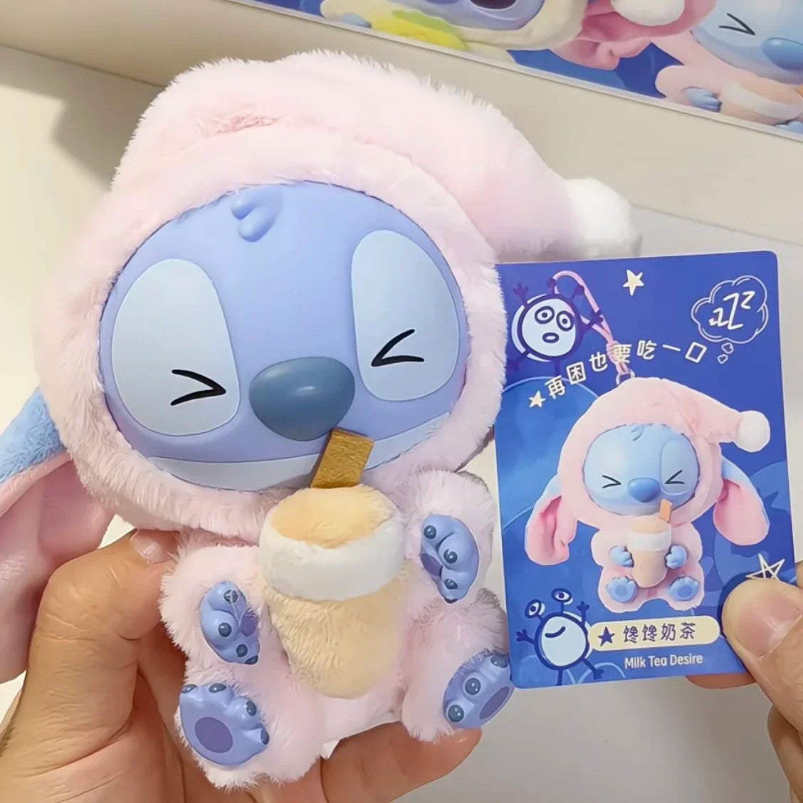 New Stitch Eat Some Thing Before Sleep Series Vinyl Blind Box Cute Doll Mystery Box Toy Adult Gift