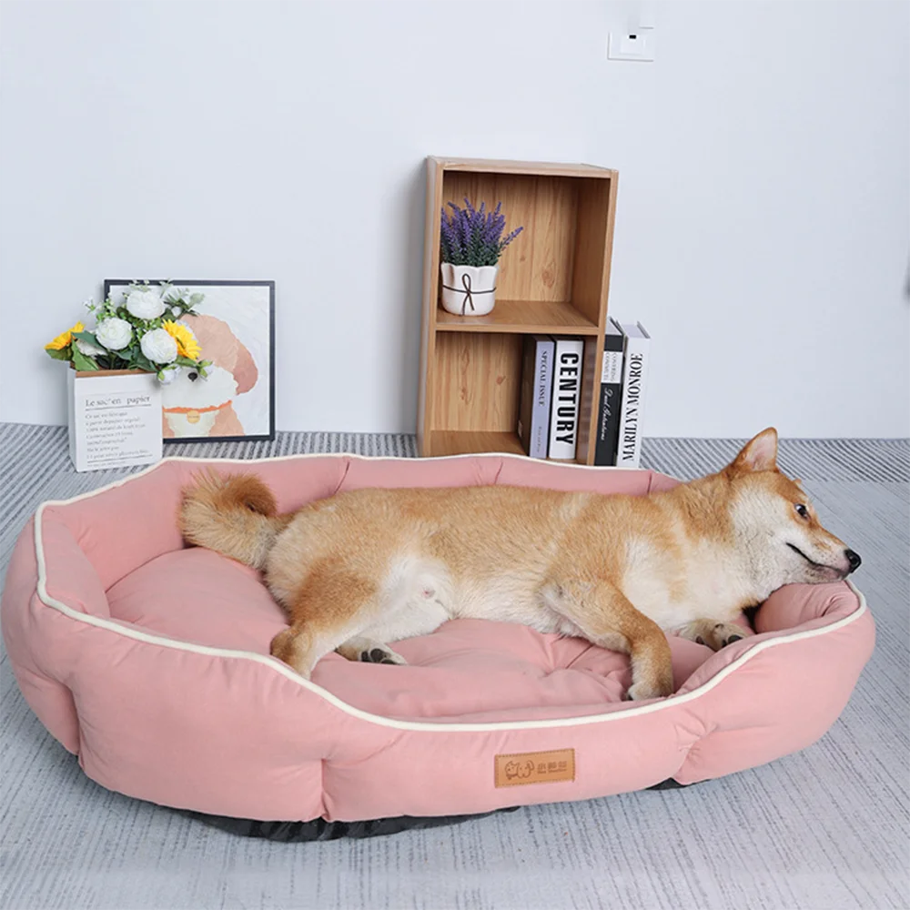 Sleeping Bed Large Dog Bed House for Cats Big Space Dog Sofa Sleeping Mat Winter Warm Dog Cushion