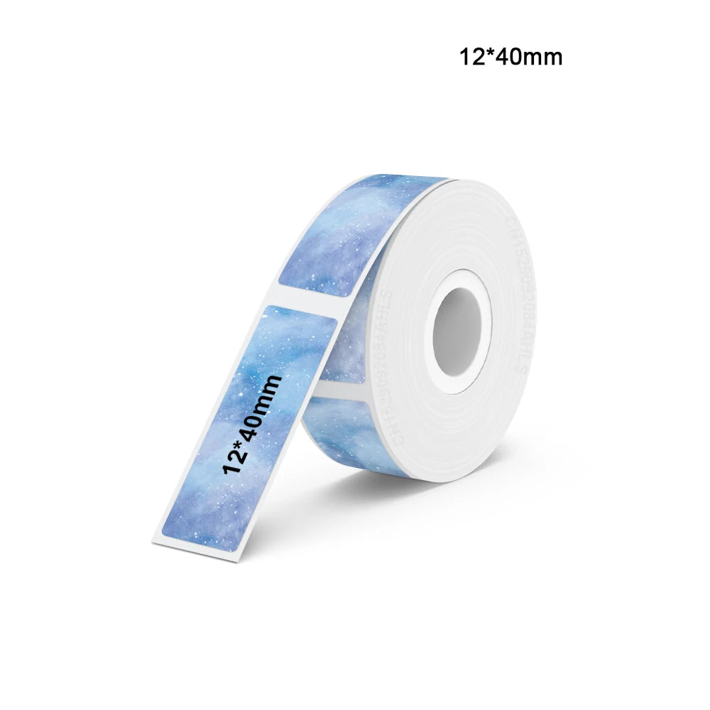 Portable Mini Printer Thermal Printer Adhesive Sticker Labelling Machine P12