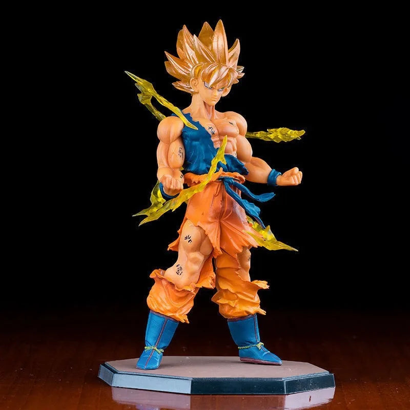 Hot Anime Dragon Ball Son Goku Super Saiyan Figure 17cm/6.69in Action Figure Model Gifts Collectible Figurines for Kids