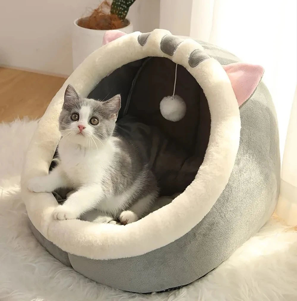 Deep Sleep Cat Bed Foldable Washable Bed for Small Dog Cats