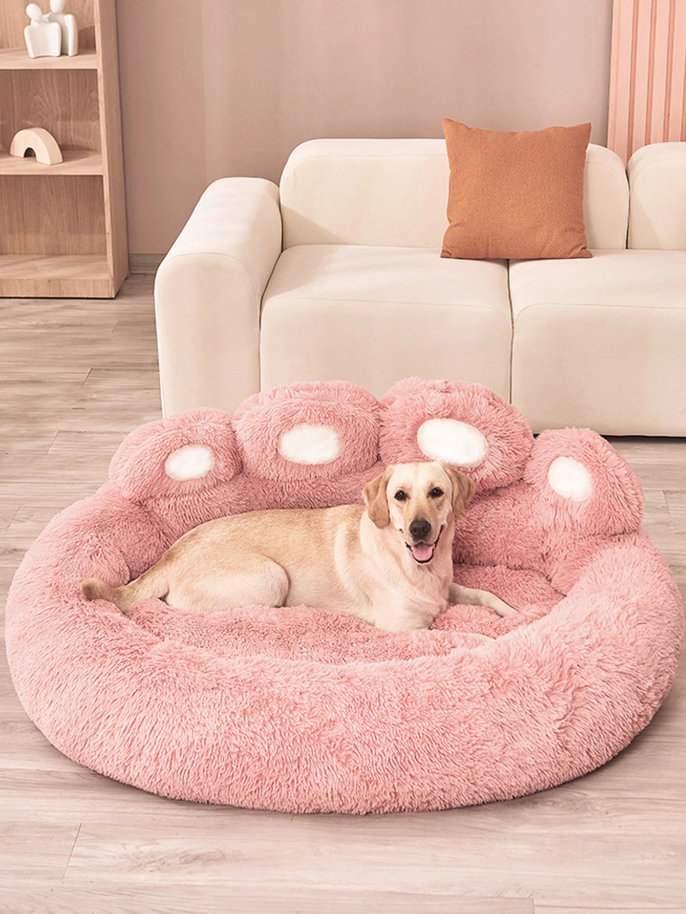 Fluffy Dog Bed Warm Large Pet Products Sofa Baskets Pets Kennel