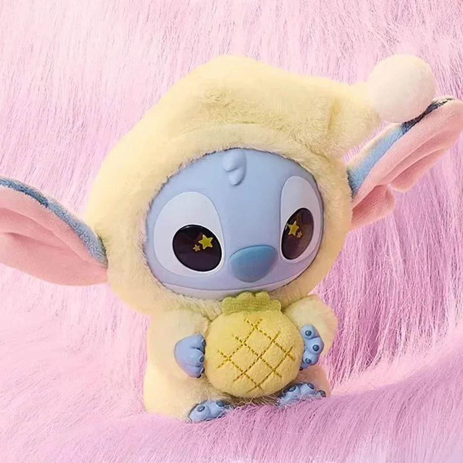 Mystery Disney New Stitch Eat Some Thing Before Sleep Series Vinyl Blind Box Bag Pendant Cute Plush Doll