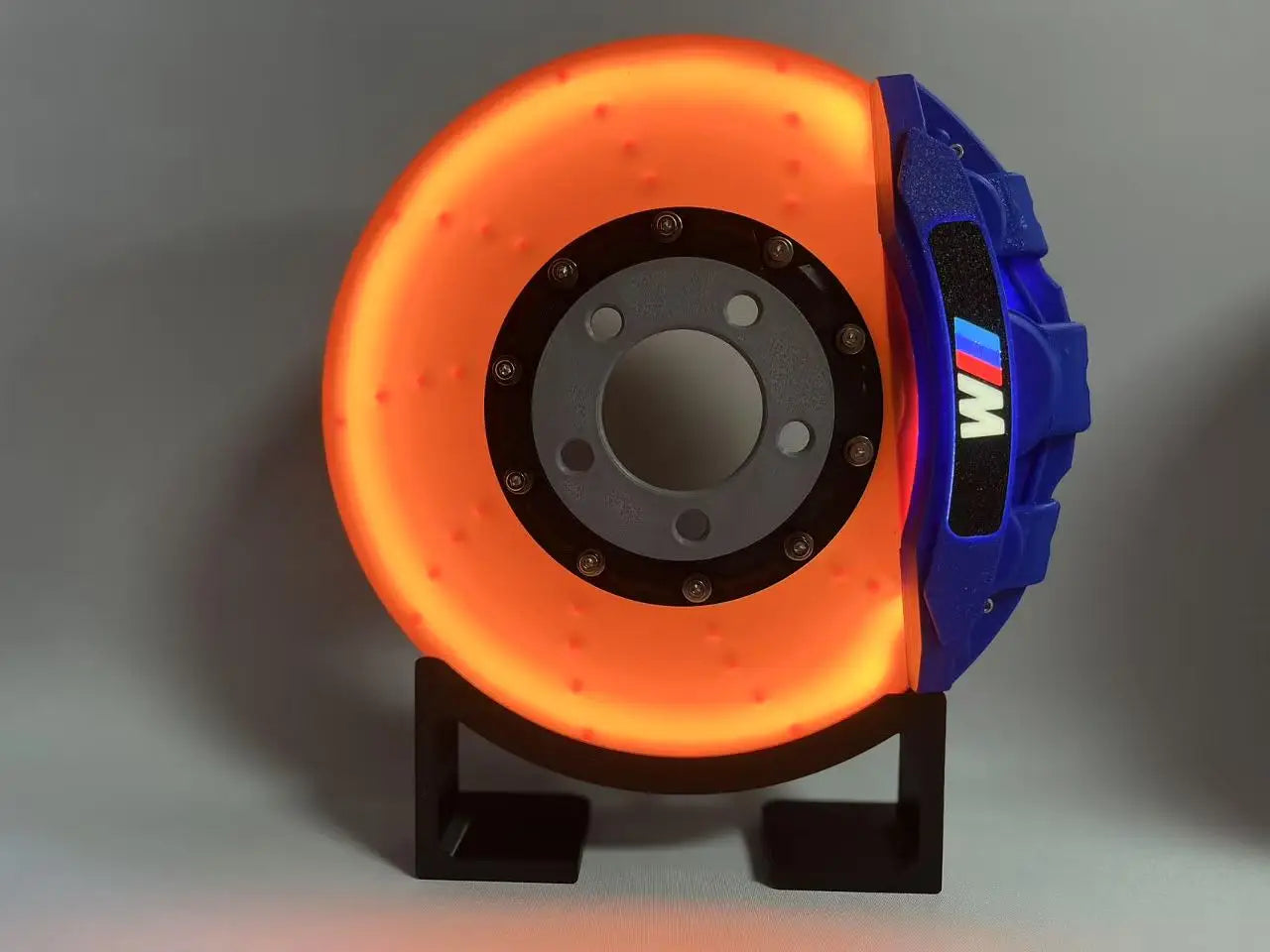 Creative Diy Brake Disc Modified Led Atmosphere Lights Handmade Desktop Wall-Mounted Night Light