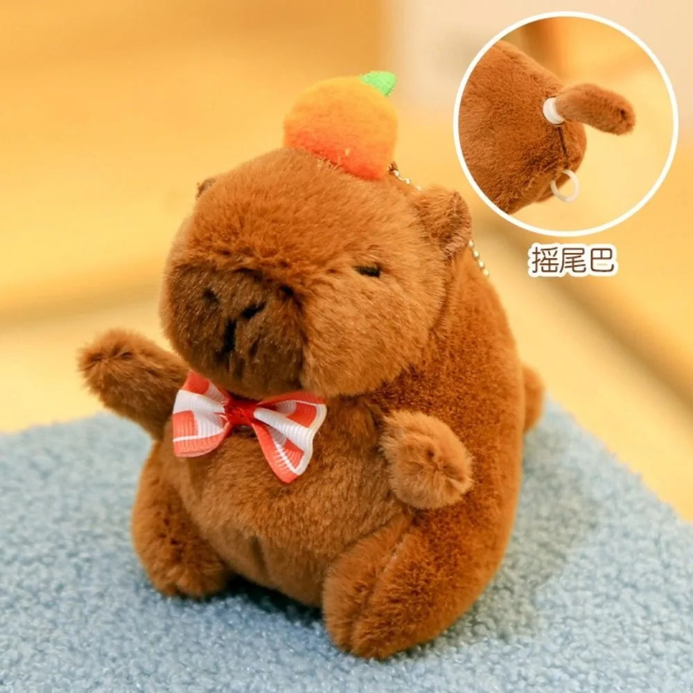 Cute Capybara Plush Toy Hoodie with Wings Simulation Doll Small Size Stuffed Animals